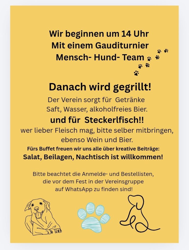 Sommerfset 2026 Hundeschule